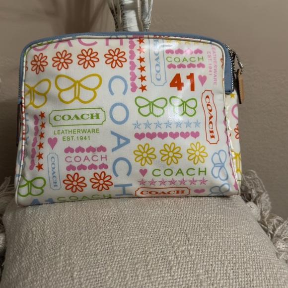 Coach Multicolor Patterned Pouch - Picture 2 of 11